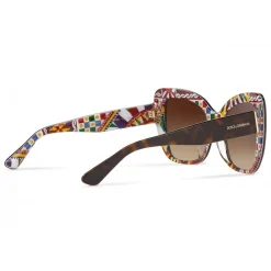 Dolce & Gabbana - Butterfly Sunglasses Print Family - Havana - Dolce & Gabbana Eyewear - Avvenice