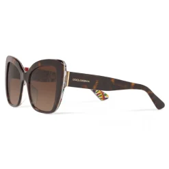 Dolce & Gabbana - Butterfly Sunglasses Print Family - Havana - Dolce & Gabbana Eyewear - Avvenice