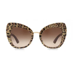 Dolce & Gabbana - Butterfly Sunglasses in Acetate - Leo Stamp - Dolce & Gabbana Eyewear - Avvenice