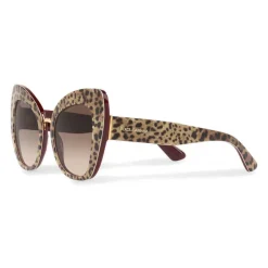 Dolce & Gabbana - Butterfly Sunglasses in Acetate - Leo Stamp - Dolce & Gabbana Eyewear - Avvenice