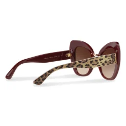 Dolce & Gabbana - Butterfly Sunglasses in Acetate - Leo Stamp - Dolce & Gabbana Eyewear - Avvenice
