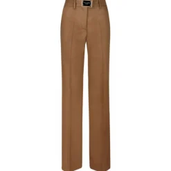 Dolce & Gabbana - Camel Brown Straight Leg Trousers - Dolce & Gabbana Exclusive Luxury Collection - Avvenice