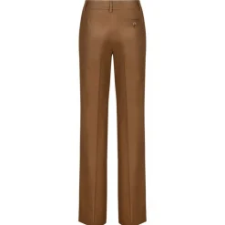 Dolce & Gabbana - Camel Brown Straight Leg Trousers - Dolce & Gabbana Exclusive Luxury Collection - Avvenice
