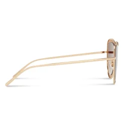 Dolce & Gabbana - Cat Eye Devotion Sunglasses with Lace - Gold - Dolce & Gabbana Eyewear - Avvenice