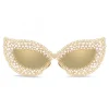 Dolce & Gabbana - Cat Eye Sunglasses Filigree - Gold - Dolce & Gabbana Eyewear - Avvenice