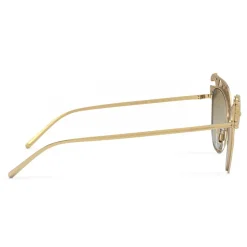Dolce & Gabbana - Cat Eye Sunglasses Devotion - Gold Barocco - Dolce & Gabbana Eyewear - Avvenice