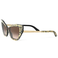 Dolce & Gabbana - Cat Eye Sunglasses Print Family - Leo Glitter - Dolce & Gabbana Eyewear - Avvenice