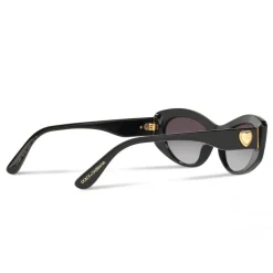 Dolce & Gabbana - Cat Eye Devotion Sunglasses - Black - Dolce & Gabbana Eyewear - Avvenice