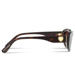Dolce & Gabbana - Cat Eye Devotion Sunglasses - Havana - Dolce & Gabbana Eyewear - Avvenice