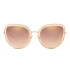Dolce & Gabbana - Cat Eye Devotion Sunglasses with Lace - Rose Gold - Dolce & Gabbana Eyewear - Avvenice