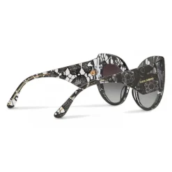 Dolce & Gabbana - Cat-Eye Sunglasses in Acetate Lace - Gradient Black Lace - Dolce & Gabbana Eyewear - Avvenice