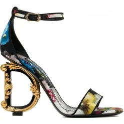 Dolce & Gabbana - Charmeuse Baroque Sandals - Dolce & Gabbana Exclusive Luxury Collection - Avvenice