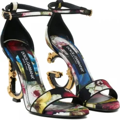 Dolce & Gabbana - Charmeuse Baroque Sandals - Dolce & Gabbana Exclusive Luxury Collection - Avvenice