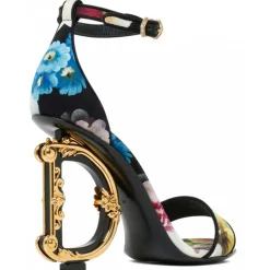 Dolce & Gabbana - Charmeuse Baroque Sandals - Dolce & Gabbana Exclusive Luxury Collection - Avvenice