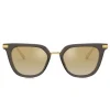 Dolce & Gabbana - Classic Sunglasses Plaque Logo - Golden Pois on Black - Dolce & Gabbana Eyewear - Avvenice