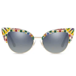 Dolce & Gabbana - Classic Sunglasses Customize Your Eyes - Gold - Dolce & Gabbana Eyewear - Avvenice