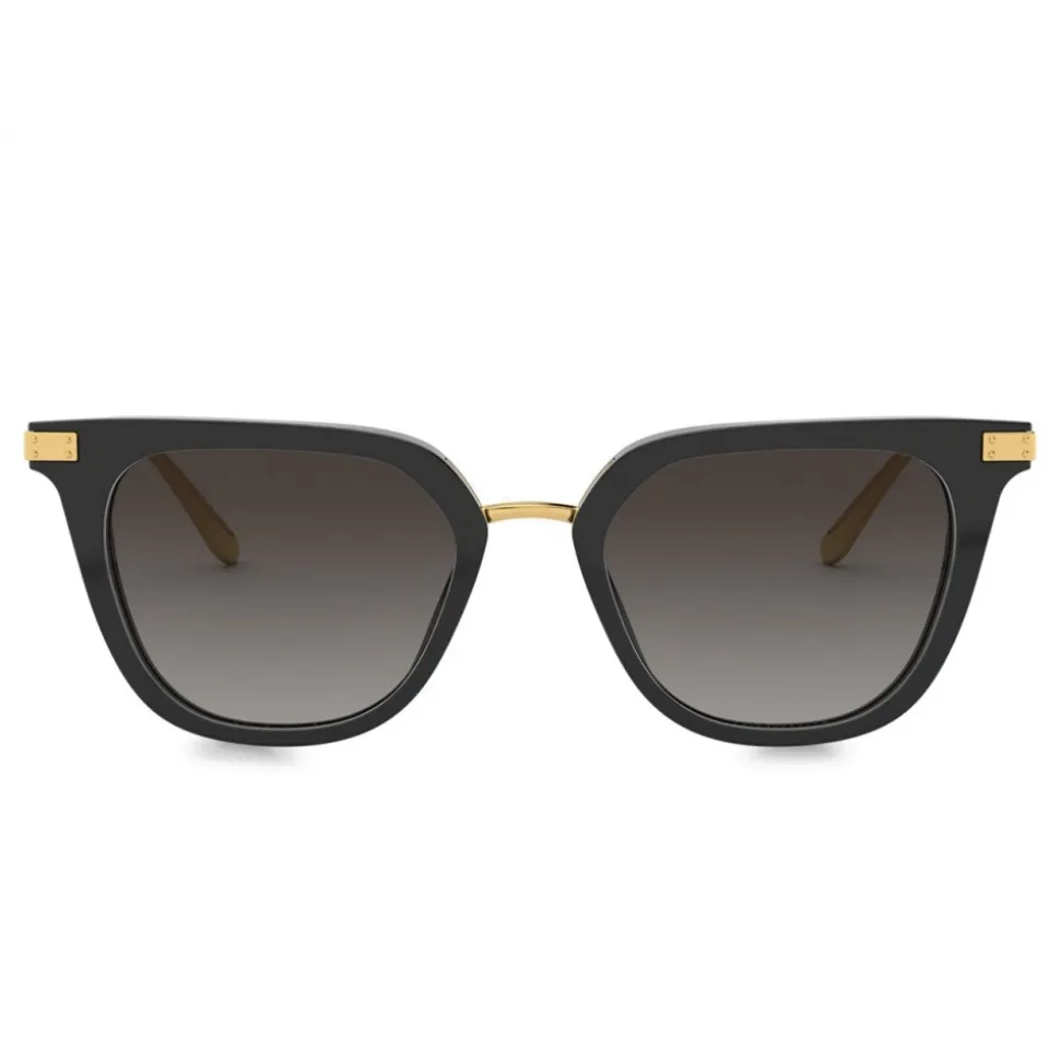 Dolce & Gabbana - Classic Sunglasses Plaque Logo - Black - Dolce & Gabbana Eyewear - Avvenice