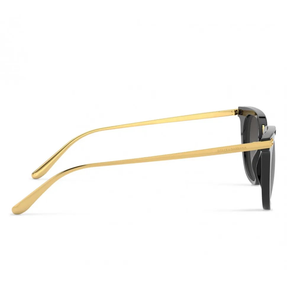 Dolce & Gabbana - Classic Sunglasses Plaque Logo - Black - Dolce & Gabbana Eyewear - Avvenice