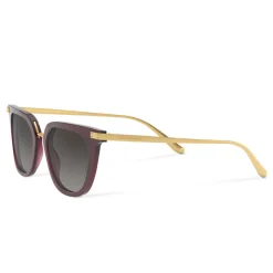 Dolce & Gabbana - Classic Sunglasses Plaque Logo - Bordeaux - Dolce & Gabbana Eyewear - Avvenice
