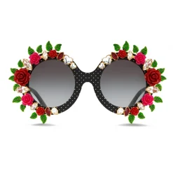 Dolce & Gabbana - Crazy For Sicily Sunglasses - Black - Dolce & Gabbana Eyewear - Avvenice