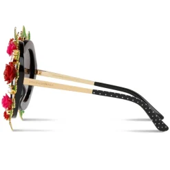 Dolce & Gabbana - Crazy For Sicily Sunglasses - Black - Dolce & Gabbana Eyewear - Avvenice