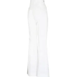 Dolce & Gabbana - Cream White Tailored Wide Leg Trousers - Dolce & Gabbana Exclusive Luxury Collection - Avvenice