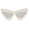 Dolce & Gabbana - Crystals’ Rain Sunglasses - Silver - Dolce & Gabbana Eyewear - Avvenice