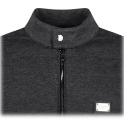 Dolce & Gabbana - Dark Grey Quilted Jacket - Dolce & Gabbana Exclusive Luxury Collection - Avvenice