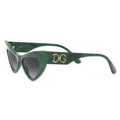 Dolce & Gabbana - Devotion Sunglasses - Green - Dolce & Gabbana Eyewear - Avvenice
