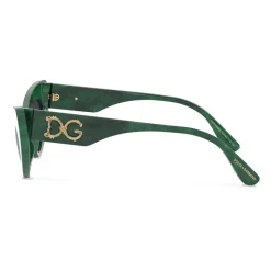 Dolce & Gabbana - Devotion Sunglasses - Green - Dolce & Gabbana Eyewear - Avvenice