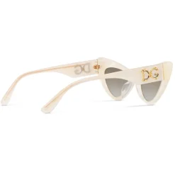 Dolce & Gabbana - Devotion Sunglasses - White - Dolce & Gabbana Eyewear - Avvenice