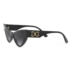 Dolce & Gabbana - Devotion Sunglasses - Black - Dolce & Gabbana Eyewear - Avvenice