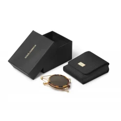 Dolce & Gabbana - DG Handmade Sunglasses - Black and Havana - Dolce & Gabbana Eyewear - Avvenice