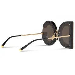 Dolce & Gabbana - DG Leo Sunglasses - Gold - Dolce & Gabbana Eyewear - Avvenice