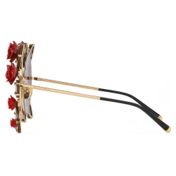 Dolce & Gabbana - DG Leo & Rose Sunglasses - Gold - Dolce & Gabbana Eyewear - Avvenice