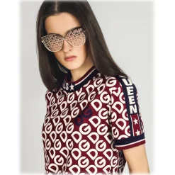 Dolce & Gabbana – DG Logo Sunglasses - Gold - Dolce & Gabbana Eyewear - Avvenice