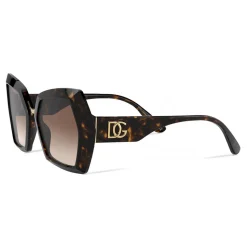 Dolce & Gabbana - DG Monogram Sunglasses - Havana - Dolce & Gabbana Eyewear - Avvenice