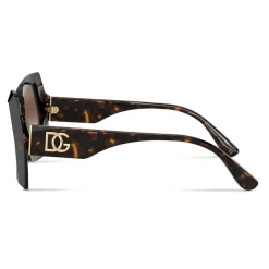 Dolce & Gabbana - DG Monogram Sunglasses - Havana - Dolce & Gabbana Eyewear - Avvenice
