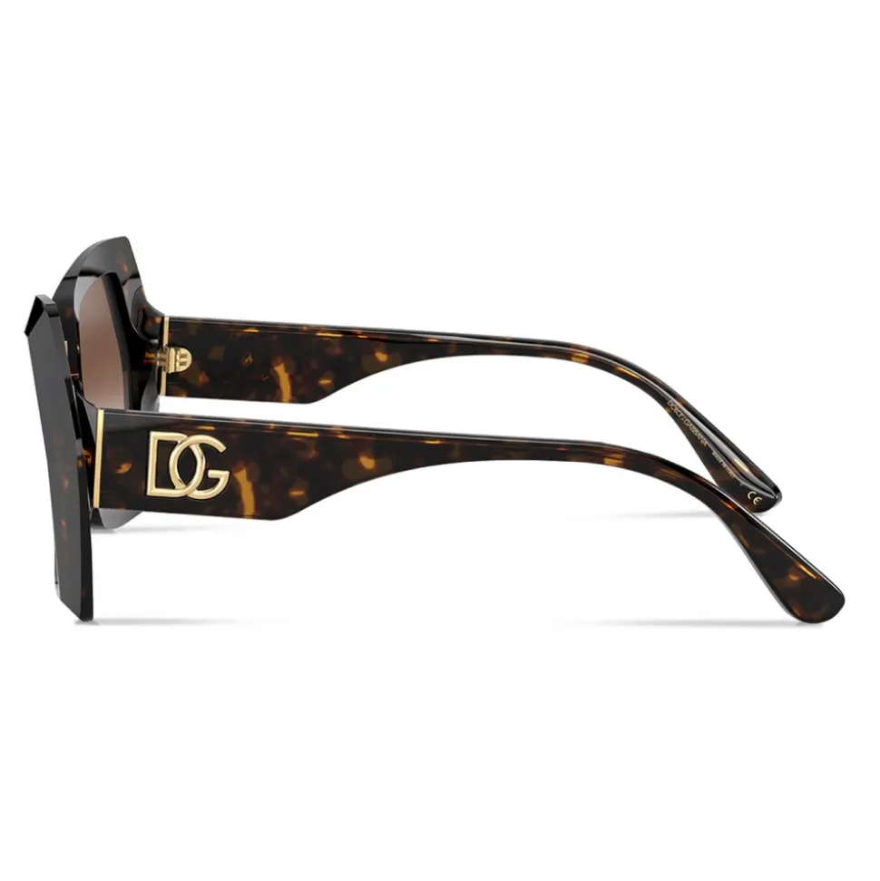 Dolce & Gabbana - DG Monogram Sunglasses - Havana - Dolce & Gabbana Eyewear - Avvenice