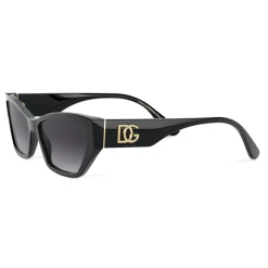Dolce & Gabbana - DG Monogram Sunglasses - Black - Dolce & Gabbana Eyewear - Avvenice