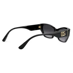Dolce & Gabbana - DG Monogram Sunglasses - Black - Dolce & Gabbana Eyewear - Avvenice