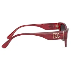Dolce & Gabbana - DG Monogram Sunglasses - Burgundy - Dolce & Gabbana Eyewear - Avvenice