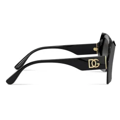 Dolce & Gabbana - DG Monogram Sunglasses - Black - Dolce & Gabbana Eyewear - Avvenice