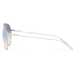Dolce & Gabbana - Diagonal Cut Sunglasses - Silver - Dolce & Gabbana Eyewear - Avvenice