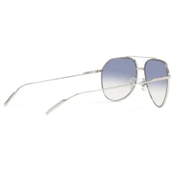 Dolce & Gabbana - Diagonal Cut Sunglasses - Silver - Dolce & Gabbana Eyewear - Avvenice