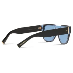 Dolce & Gabbana - Domenico Mask Sunglasses - Black Blue - Dolce & Gabbana Eyewear - Avvenice