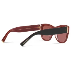 Dolce & Gabbana - Domenico Sunglasses - Black Bordeaux - Dolce & Gabbana Eyewear - Avvenice