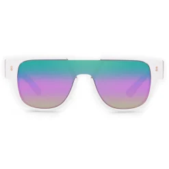 Dolce & Gabbana - Domenico Mask Sunglasses - White Rainbow - Dolce & Gabbana Eyewear - Avvenice