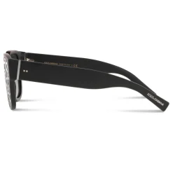 Dolce & Gabbana - Domenico Mask Sunglasses - Black - DG Logo - Dolce & Gabbana Eyewear - Avvenice