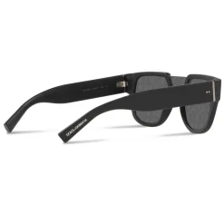Dolce & Gabbana - Domenico Mask Sunglasses - Black - DG Logo - Dolce & Gabbana Eyewear - Avvenice